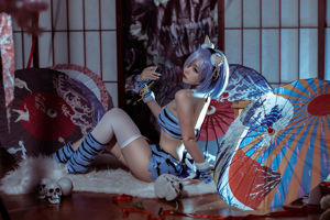 [Net Red COSER Photo] Vêtements populaires Coser Erzuo Nisa-Rem Summer Ghost