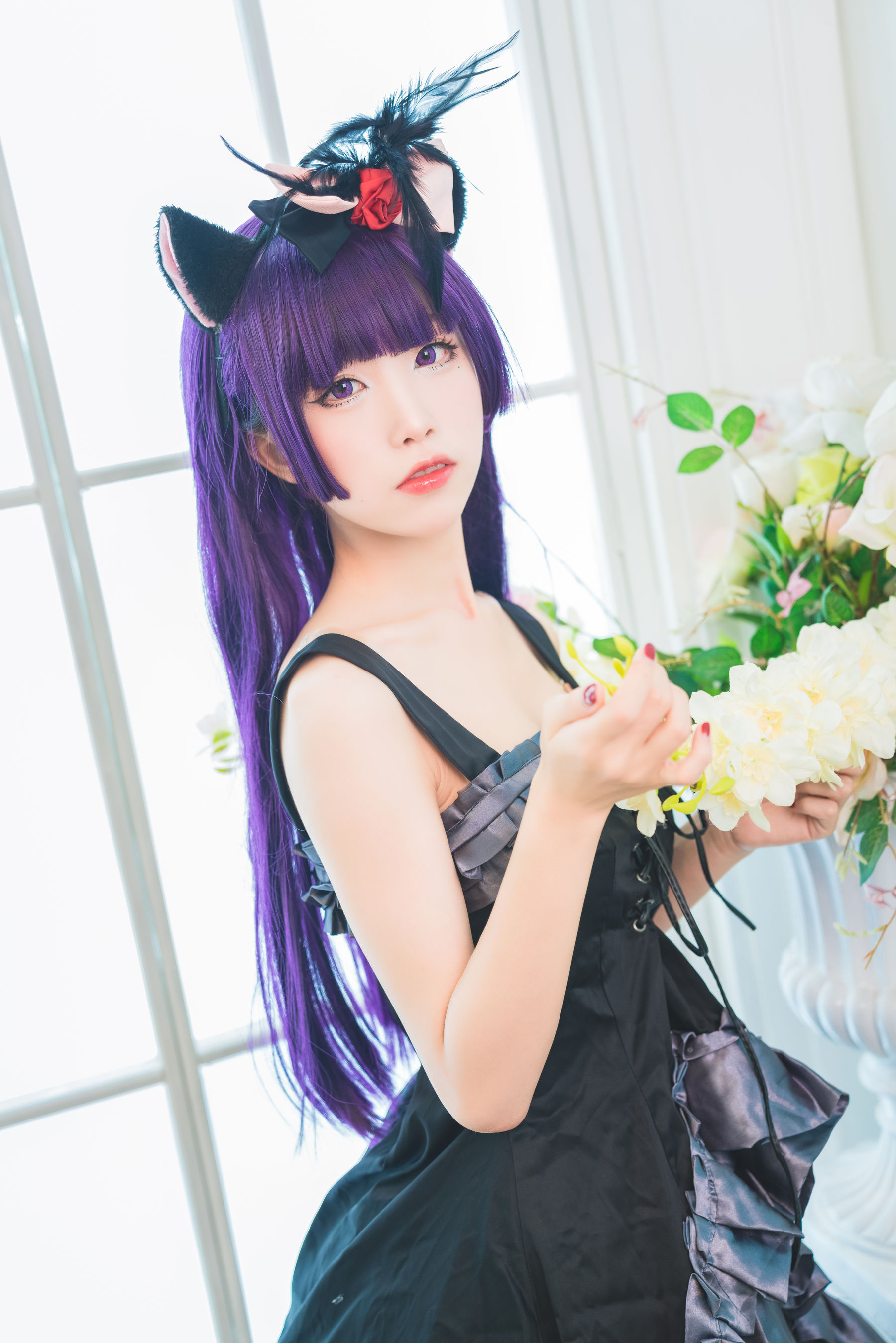 [COS Welfare] Anime blogger Shui Miao aqua - black cat Page 5 No.617dfa