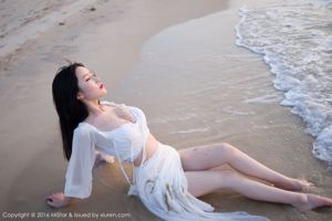 Yu Ji Una „Langkawi Travel Shooting” Sukienka plażowa + strój kąpielowy [MiStar] Vol.106