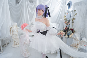 [Photo de cosplay] Coser Noodle Fairy mignonne et populaire - robe de mariée licorne