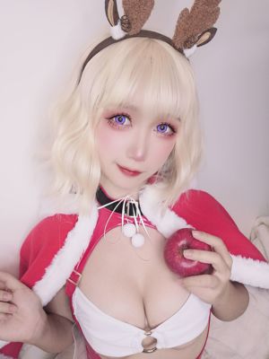 [COS Welfare] Anime blogger Ying Luojiang w - Selfie de Navidad
