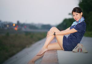[Bogini Tajwanu] Jian Jiaying (Xiao Zi) „Odzyskiwanie nowej wioski ~ sukienka + kostium stewardessy”