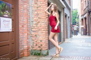 [Taiwan Zhengmei] Huang Shangyan "Boilingiao ~ Váy đỏ với túi đeo"